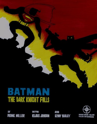 BATMAN THE DARK KNIGHT RETURNS # 4 COVER RECREATION ORIGINAL COMIC ...