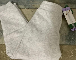 ⚡️PUMA Youth Fleece Jogger Pants White Adjustable Drawstring -Girls (XS 5/6) - Picture 1 of 3