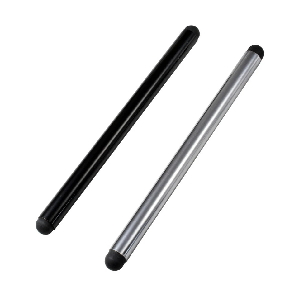 Eingabestift für Nokia 2.4, 2er Pack (silber, schwarz), Länge: 103mm Ø5mm - Bild 1 von 1