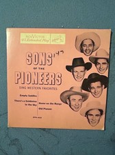 Sons of the Pioneers-Sing Western Favorites 7" 45 EP RCA Victor EPA-422 1953 VG