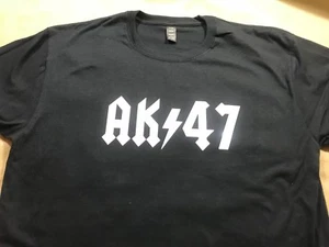 AK-47 T-SHIRT -MOLON LABE COME AND TAKE IT THEM MILITARY SECOND 2ND AMENDMENT LE - Picture 1 of 1