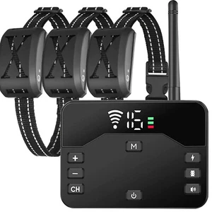 Wireless Dog Fence Pet Containment System Electric Shock Collar Radius up 850ft - Picture 1 of 27