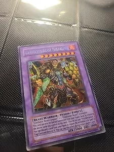 Yugioh Gladiator Beast Heraklinos Secret Rare GLAS-EN044 Unlimited Edition - Picture 1 of 9