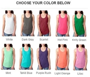 Next Level Damen leichtes Ideal Racerback Tank Top Shirt NL 1533 Overstock - Bild 1 von 2