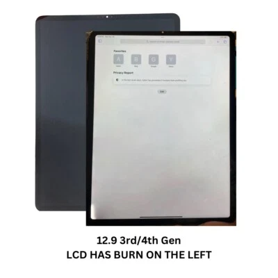 White Spot LCD for iPad Pro 12.9 (3rd or 4th Gen) See Photos! - Image 1 of 2