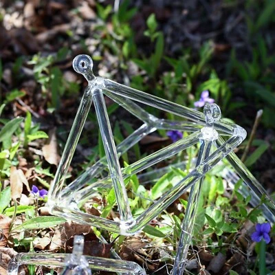 5" Clear Crystal Singing Pyramid Quartz For Sound Healing - Image 1 of 4