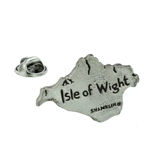 Isle of Wight Map Outline Lapel Pin Badge XDHLP1136 - Picture 1 of 1