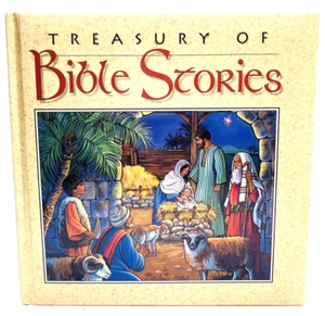 Treasury Of Bible Stories Children's Book Full Color Illustrations HC 1995 - Picture 1 of 9