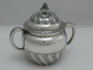 ZUCKERDOSE AUS SILBER 950-ER PARIS 1870 MAISON ODIOT FRANKREICH UM 1870 - Bild 1 von 6