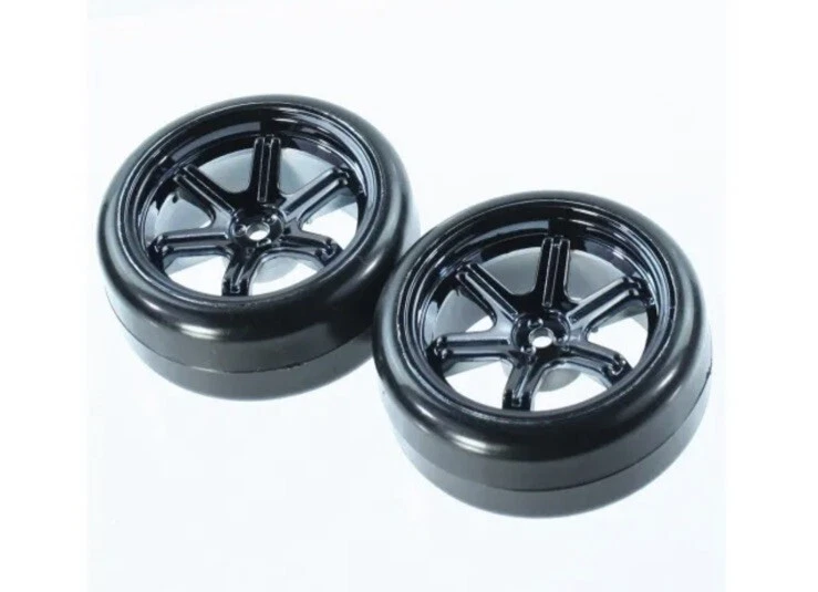 Redcat Racing Wheel (Black chrome rim and Tire) QTY 2   BS204-010 - Image 1 of 1