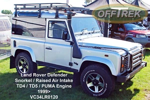 Land Rover Defender Snorkel se adapta a 1999> TD5 / TD4 - admisión de aire elevada VC34LR0120 - Imagen 1 de 5