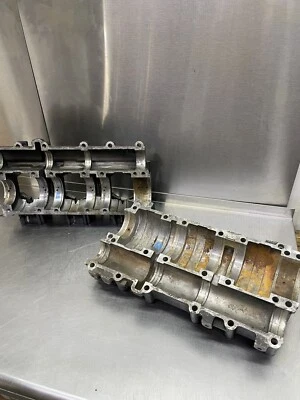 1996 96 95 94 ARCTIC CAT THUNDERCAT 900 SNOWMOBILE MOTOR CRANKCASE CASES CORE - Image 1 of 4