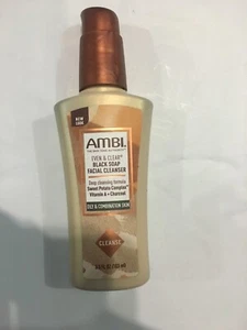 Ambi Even & Clear Purifying Charcoal Black Soap Facial Cleanser 3.5oz Exp. 07/24 - Picture 1 of 2