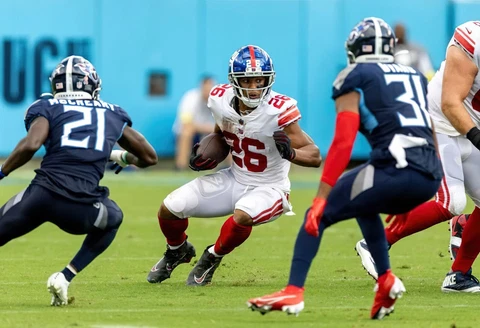 Saquon Barkley New York Giants 2022 NFL 13"x19" Poster Super Gloss Print 39HJ Cover