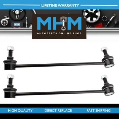 Par de eslabones de extremo de barra estabilizadora de suspensión delantera izquierda+derecha para Volvo S60 S80 2007-2015 Foto 1 de 4