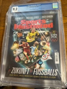 March 2022 Erling Haaland Kylian Mbappe RC Sports Illustrated Germany CGC 9.2 - Picture 1 of 1