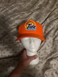 Vintage Tide Racing Adjustable Snapback Orange Mesh Hat/Cap - Picture 1 of 8