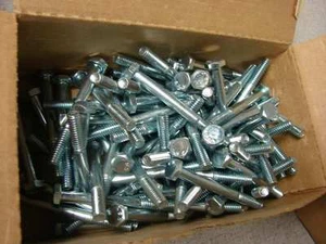 Tornillo de tapa hexagonal Rockford 1/4-20 x 2-1/2" grado 2 zinc 10 piezas 2144-552B - Imagen 1 de 1