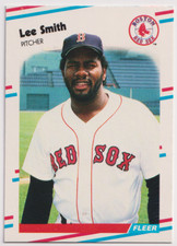 1988 Fleer Update #U-8 Lee Smith Boston Red Sox HOF