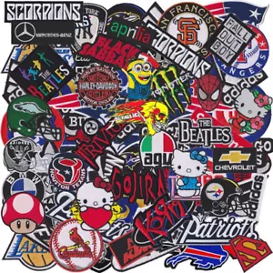 Rock Music Band Car Motoecycle Cartoon Sport Sew Iron On Embroidery Patch Random - Picture 1 of 12
