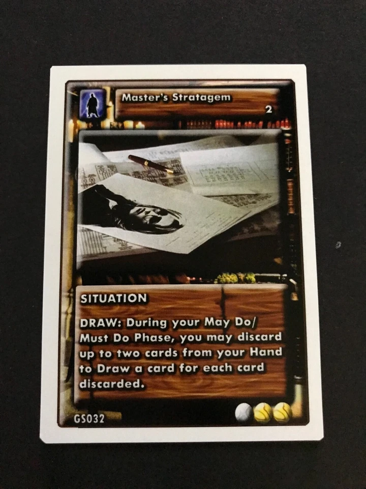 MASTER'S STRATAGEM   Highlander 2nd Edition  2E  CCG TCG      Legacy - Image 1 of 1