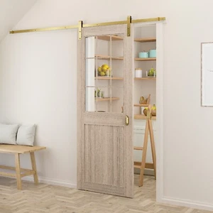 Sliding Barn Door Track and Hardware (Door Not Included) - Picture 1 of 43