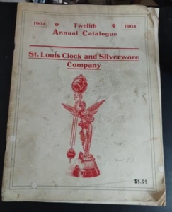 1904 St. Louis Uhr und Silberbesteck Katalog 1975 8. Druck Reproduktion - Bild 1 von 3