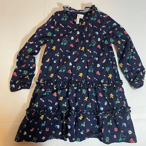 Janie and Jack Girls The Holiday Ruffle Dress/ Sz 5 - Picture 1 of 4
