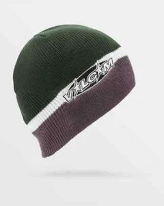 VOLCOM HOT TUNE BEANIE DARK FOREST OSFM NWT - Picture 1 of 4