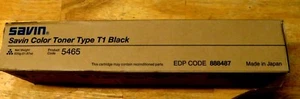  Savin Type T1 Black Toner 5465 for Savin C2410 C3210E Aficio 3224C OEM - Picture 1 of 3