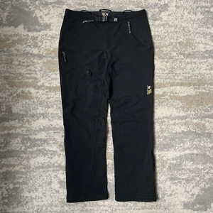 Mountain Hardwear Womens Trousers Soft Shell Weather Resistant Black XL UK14/16 - Picture 1 of 10