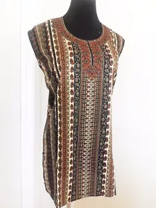 Indian Bollywood kurta Kurti Designer Women Ethnic Dress Top Tunic w GLITTER NEW - Picture 1 of 6