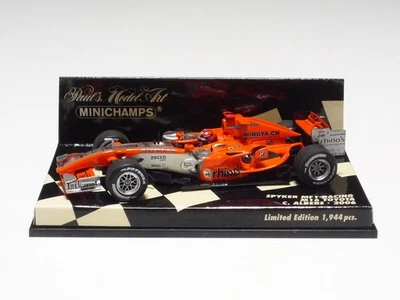 MINICHAMPS 1:43 SPYKER MF1 RACING M16 TOYOTA C. ALBERS 2006 - Image 1 of 4