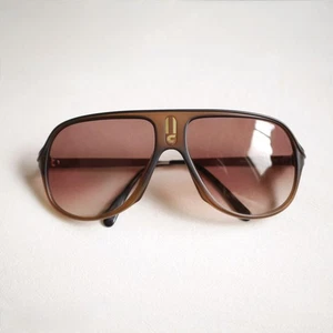 Carrera Teardrop Sonnenbrille mit Verlaufsgläsern braun Vintage cool aus Japan - Bild 1 von 12