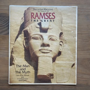 DALLAS LIFE MAGAZINE February 26, 1989 Ramses The Great Exhibit Vintage 1980s - Picture 1 of 11