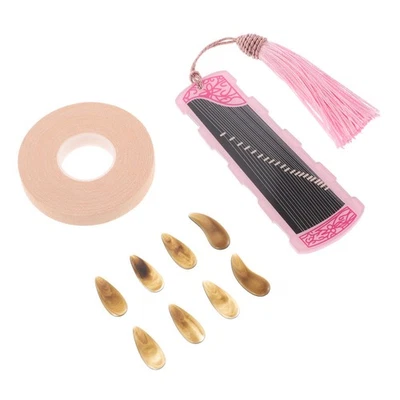  1 Set Guzheng dita raccoglie Guzheng china di dito cinese pick di dito pick di - Immagine 1 di 4