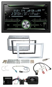 Pioneer Bluetooth Lenkrad DAB 2DIN USB CD Autoradio für Opel Zafira Astra H Cors - Bild 1 von 10