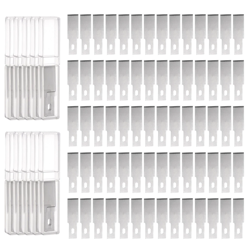 Cuchillas de cuchillo Exacto #21 Hobby Cuchillas de repuesto 100 piezas Repuestos Foto 1 de 4