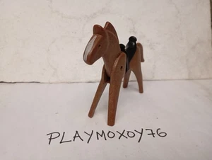 PLAYMOBIL ANIMALES. TIENDA PLAYMOXOY76. CABALLO ANTIGUO MARRON CON MANCHA. - Picture 1 of 2