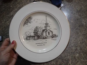 Vintage Souvenir Church Plate East Winthrop Baptist Church East Winthrop Maine - Picture 1 of 7