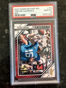 2021 Panini Instant Red Trevor Lawrence Jaguars Rookie RC #/99 PSA 10 Gem #173 - Picture 1 of 2