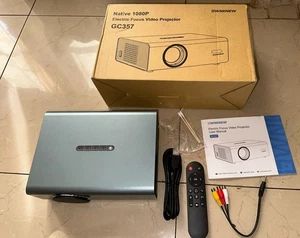 NO POWER CORD!! [Electric Focus] Support Projector with WiFi6 and Bluetooth - Picture 1 of 9