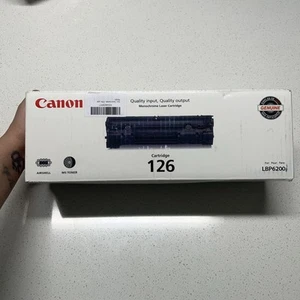 Canon 126 Black Toner Cartridge 3483B001 For LBP6200/6230 Genuine NEW/SEALED - Picture 1 of 3