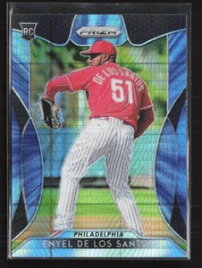 2019 Panini Prizm #80 Enyel De Los Santos Hyper Prizm Blue Prizm Phillies - Picture 1 of 2