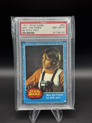 May the Force Be with You! - 1977 Topps Star Wars #63 PSA 8 - Image 1 of 2