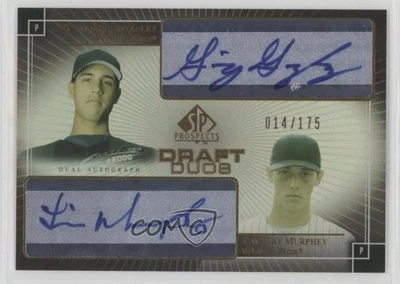 2004 SP Prospects Draft Duos 签名 /175 Timothy Murphey Gio Gonzalez #DD-GM 签名 — 第 1/2 张图片
