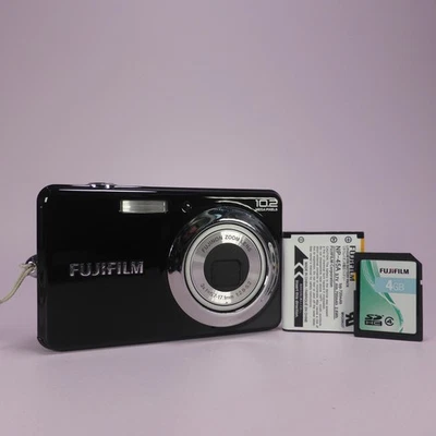 Fujifilm Digital Camera FinePix J28 10.2MP Black Tested - Image 1 of 4