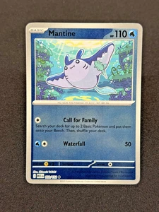 Mantine 032/132 Reverse Holo - ME01: Mega Evolution Pokémon TCG - NM - Picture 1 of 2