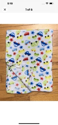 Swiggles/Dollar General Car Truck Van/Vehicles Stars Baby Blanket - Image 1 of 4