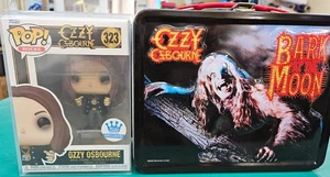 Ozzy Osbourne LUNCH BOX Bark At The Moon & Funko Pop 323 - Picture 1 of 14